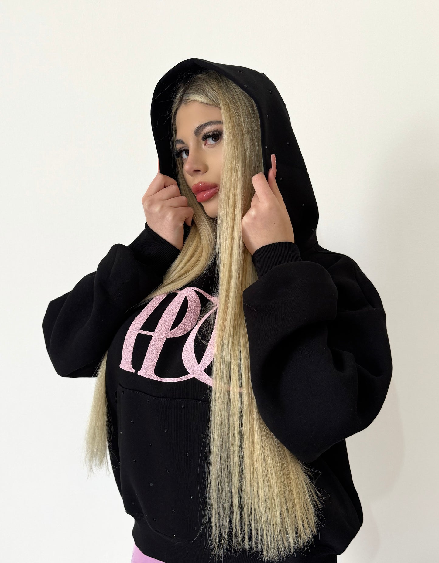 CRYSTAL GLAM HOODIE