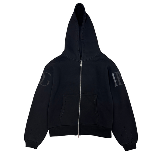 MIDNIGHT SHINE ZIP-UP HOODIE